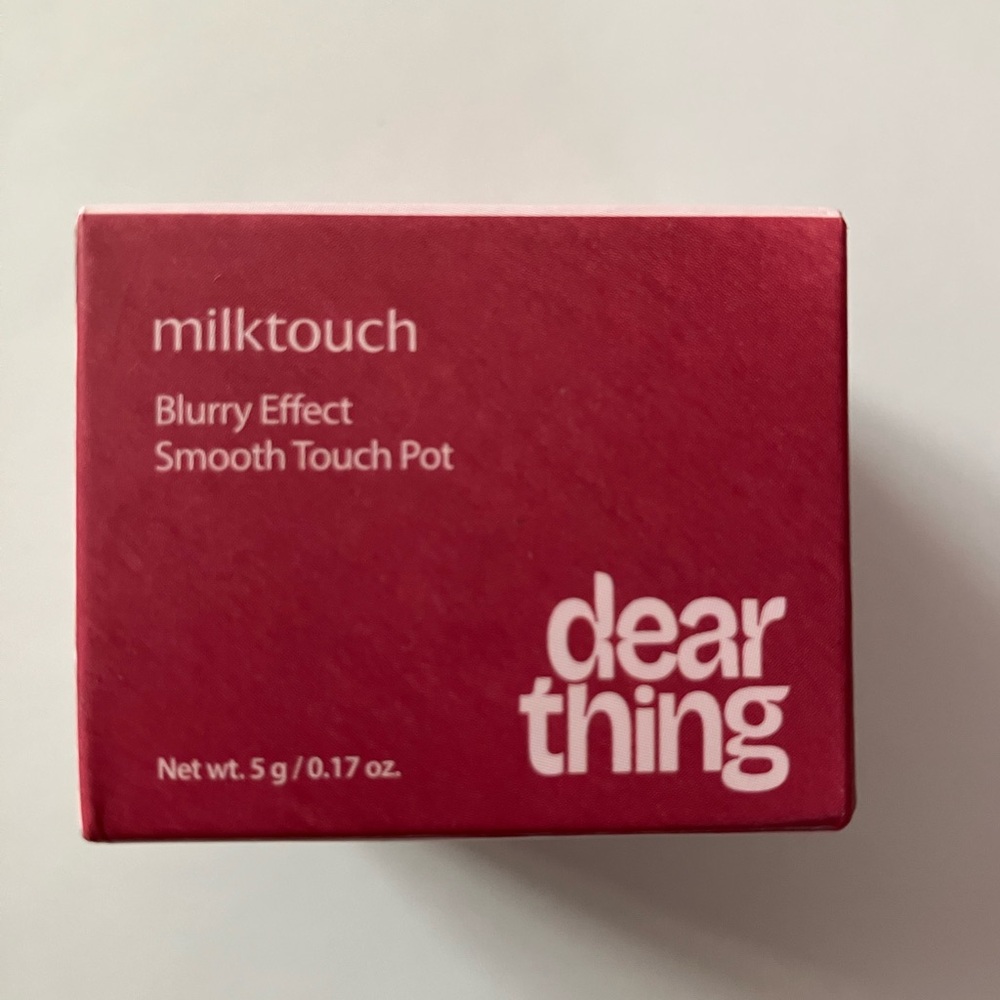 Milktouch - Dear Thing Blurry Effect Smooth Touch Pot - Lips & Blush, K Beauty